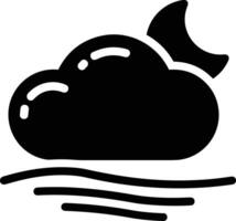 Cloud icon symbol image. Illustration of the hosting storage vector