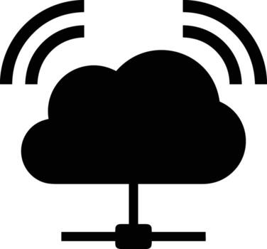 Cloud icon symbol image. Illustration of the hosting storage vector