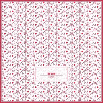 creativo modelo de Rizado rojo líneas con Pizza forma estilo vector