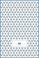 unique batik pattern with symmetrical shape style vector