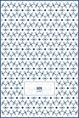 unique batik pattern with symmetrical shape style
