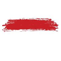 Indonesian Brush Flag Decoration vector