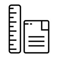 School Line Icon vector