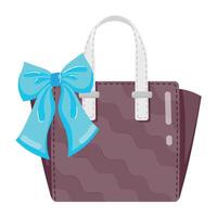 Stylish Ladies Bags Flat Stickers vector