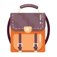 Stylish Ladies Bags Flat Stickers vector