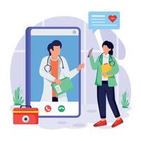 Appointment Scheduling Flat Illustrations vector