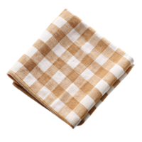 A checkered cloth is folded into a square png