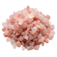 Close-up of pink Himalayan salt crystals png