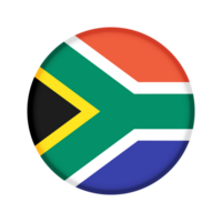 Round flag of South Africa png