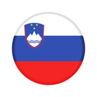 Round flag of Slovenia png