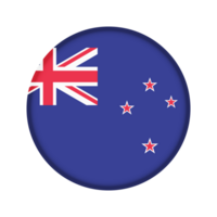 Round flag of New Zealand png