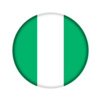 Round flag of Nigeria png