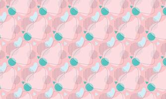Flat abstract doodle pattern design background vector