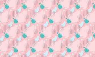 Flat abstract doodle pattern design background vector