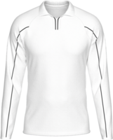 modello modello maglia calcio lungo maniche portiere t camicia calcio davanti di fronte Visualizza 3d interpretazione su trasparente sfondo ritagliare per opera d'arte grafico design. png