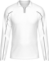 attrapp mall jersey fotboll lång ärmar målvakt t skjorta fotboll främre vänd se 3d tolkning på transparent bakgrund Skära ut för konstverk grafisk design. png