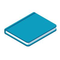 Hand drawn flat design stack of book on white background vector