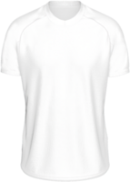 Mockup Template Jersey Football T Shirt Soccer Front Facing View 3D Rendering on transparent background cutout for artwork graphic design. png