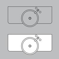 Top view sink icon for house plan design. sink icon outline. sink icon outline vector