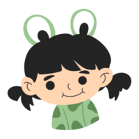 fille les enfants illustration png