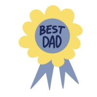 mejor papá ilustración png