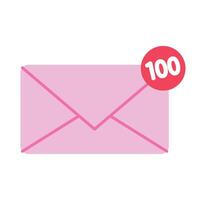 New Email incoming message Mail icon concept of incoming email message mail delivery service vector