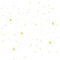 Christmas drawing with gold stars golden stars celebration confetti vector