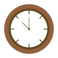 reloj o icono de reloj para web aislado sobre fondo blanco vector