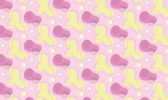 Flat abstract doodle pattern design background vector