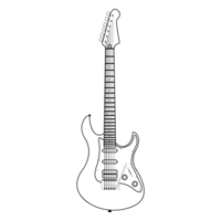 électrique guitare musical instrument. guitare. Roche bande png