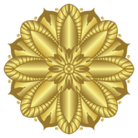 Golden mandala.Mandala de lujo .color dorado png