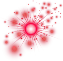 rosso leggero lente razzi png