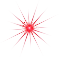 rosso leggero lente razzi png