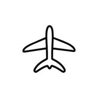 Airplane icon design vector