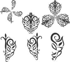 tattoo set pack vector