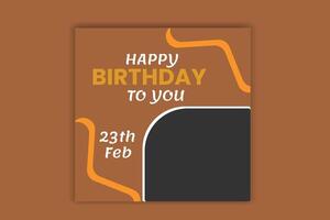 Birthday design, Birthday banner design vector