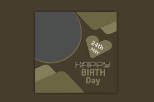 Birthday design, Birthday banner design vector
