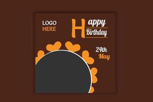 Birthday wishes, Birthday banner design vector