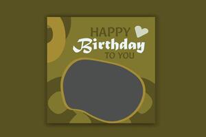 Birthday design, Birthday banner design vector