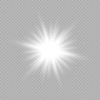 Light effect of lens flares vector