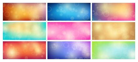 Abstract background with blur bokeh light effect vector