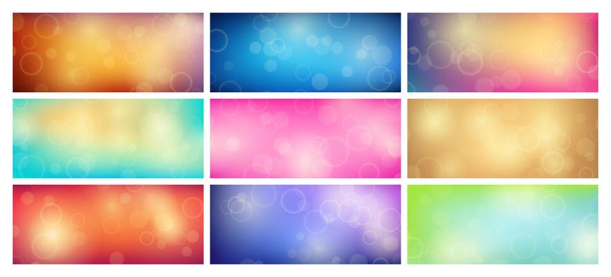 Abstract background with blur bokeh light effect