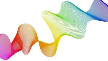 Abstract backdrop with wave gradient lines vector