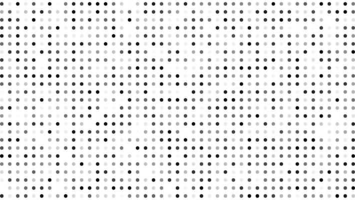 Monochrome halftone background with dots