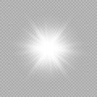 Light effect of lens flares vector