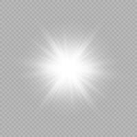 Light effect of lens flares vector