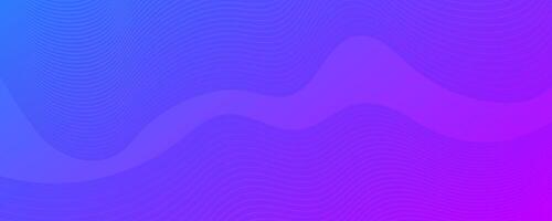 Modern colorful gradient background with wave lines vector