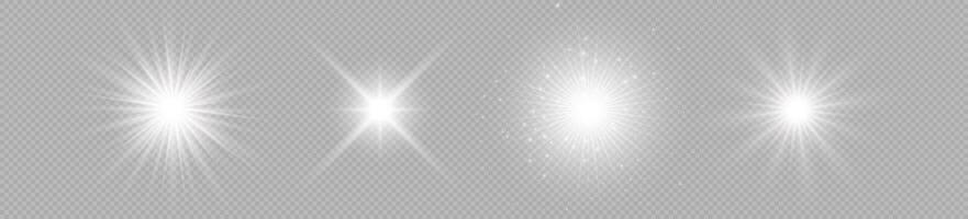 Light effect of lens flares vector