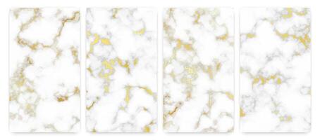 Gold marble texture background vector