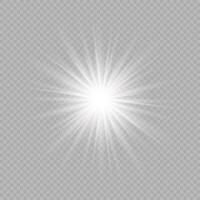 Light effect of lens flares vector